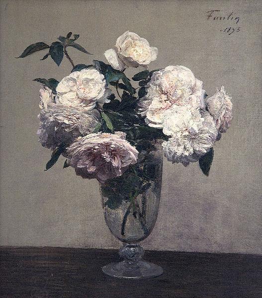 Henri Fantin-Latour Vase des roses China oil painting art